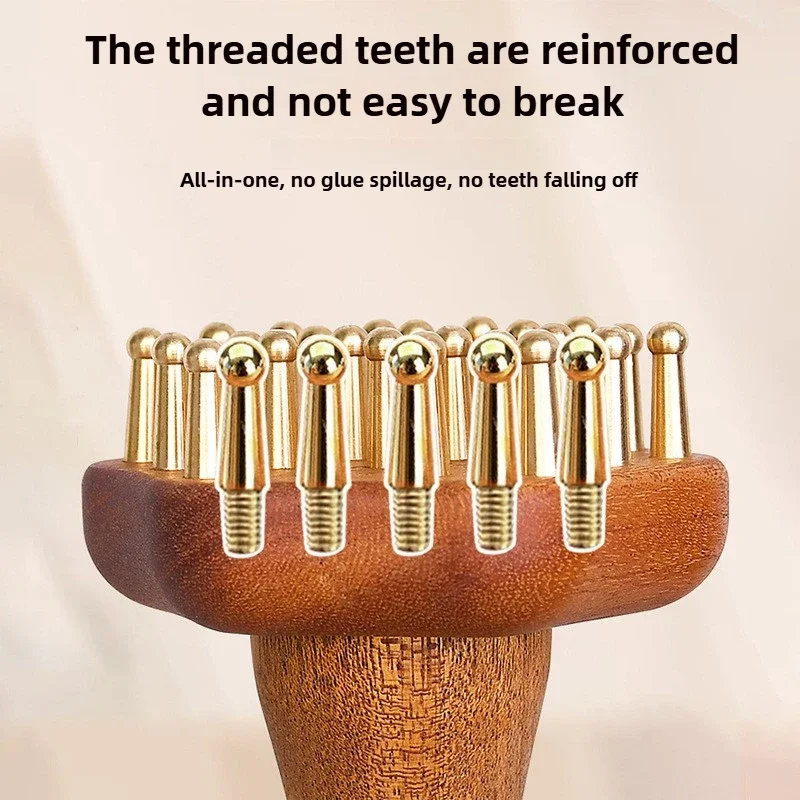 المحمولة النحاس غوا شا أداة تدليك رئيس الرقبة الساق الجسم ميريديان مدلك اللمفاوي العضلات الإغاثة الألم الأنسجة العميقة تدليك مشط