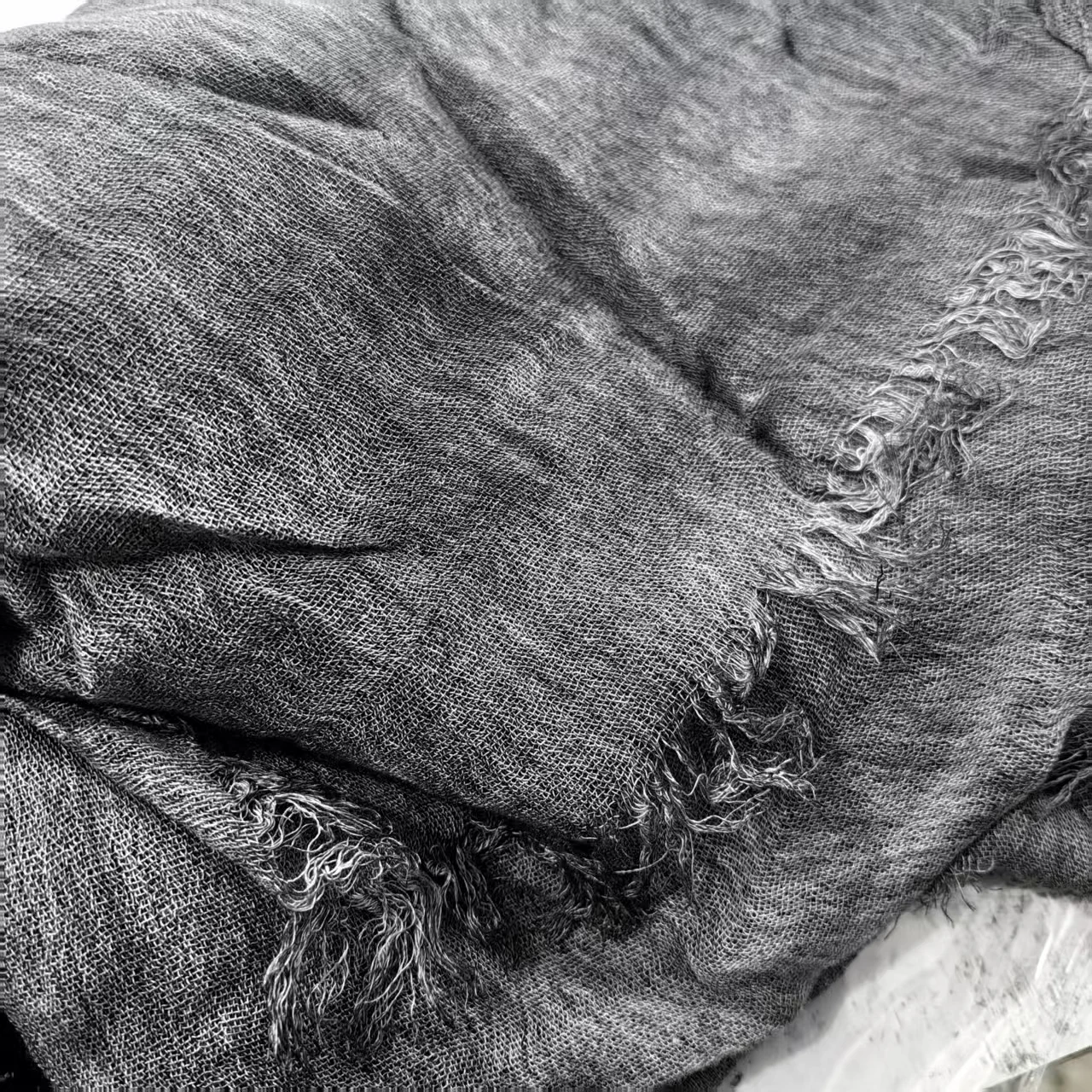 Nature Crinkle Cotton Linen Scarf Hijab Dirty dyeing Design Middle Eastern Scarf Wrap Popular Solid Dubai Headwrap
