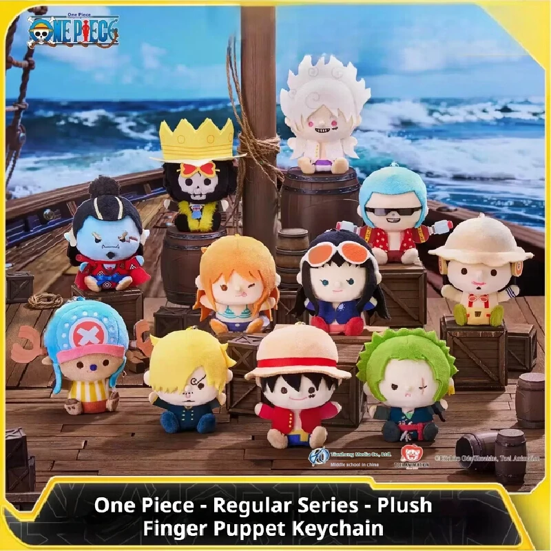 Kayou One Piece Plush Pendant Blind Box Anime Peripheral Finger Puppet Hanging Decor For Collection Fans