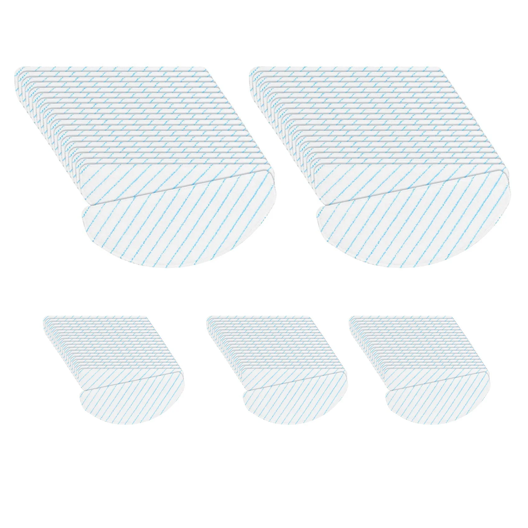

T83C-250Pcs Disposable Strong Rag Mop Cloths Pads For Ecovacs Deebot OZMO T8 AIVI T8 Max T9 AIVI AIVI+ Vacuum Cleaner Parts