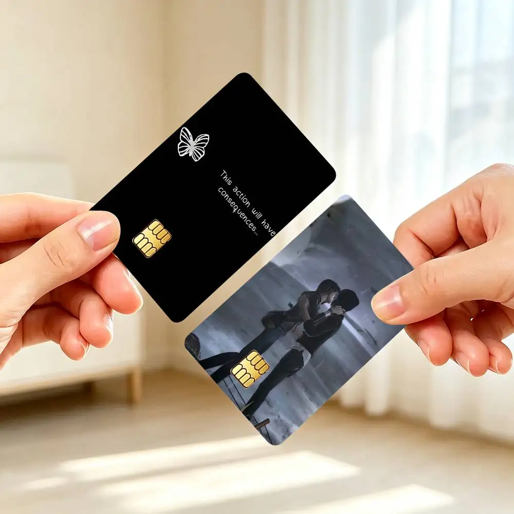 L-Life is Strange Credit Card HD Stickers Small Chip Waterproof Sticker Game Card Decal Gift