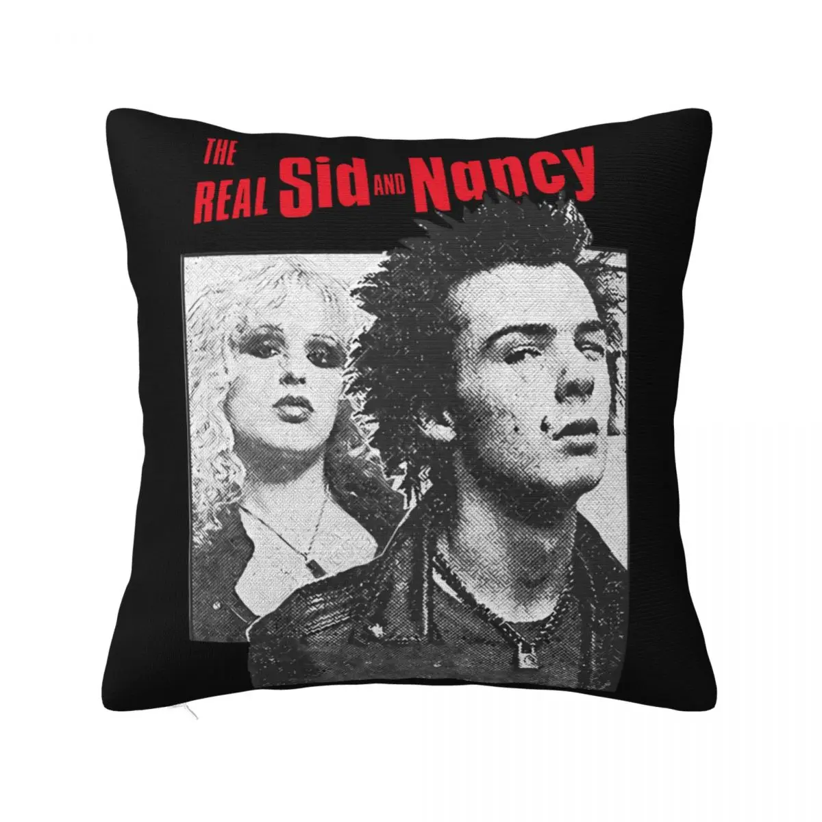 Sid And Nancy Sex Pistols Punk Print Middle Aged Goth More Size Loose Pride Colour Good Quality Breathable Pillow Case