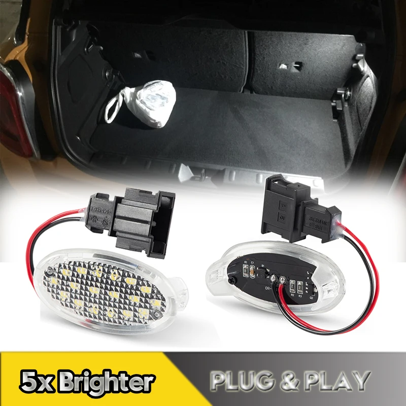 LED Trunk Boot Lights Luggage Compartment Lamps For Land Rover Freelander 2 LR2 06-15 Range Rover Evoque 11-18 L538 L359