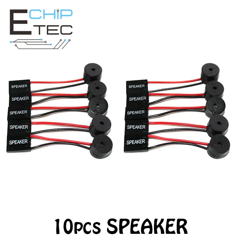 

10pcs Mini Plug Speaker For PC Interanal BIOS Computer Motherboard Mini Onboard Case Buzzer Board Beep Alarm