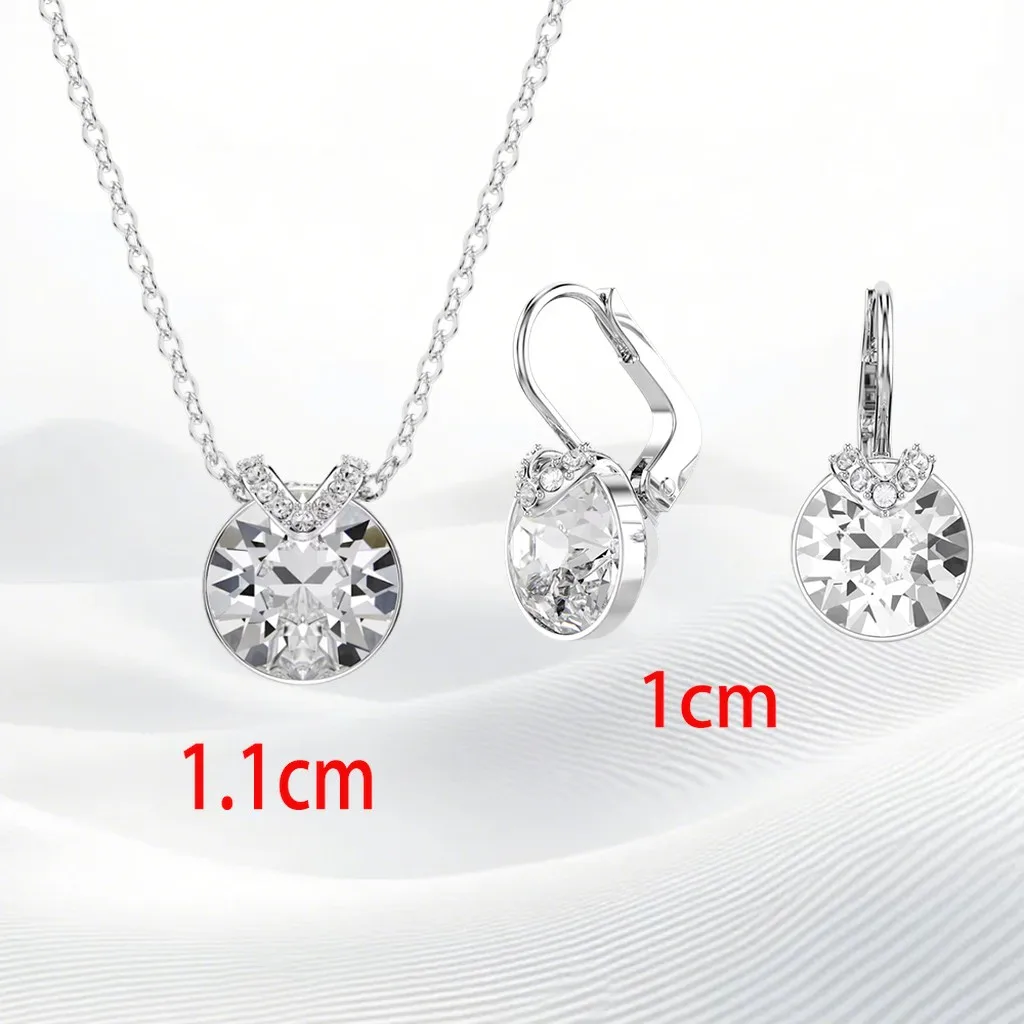 2026 New Arrival Radiant Zirconia Bridal Set for Ladies,Niche Design Premium Texture