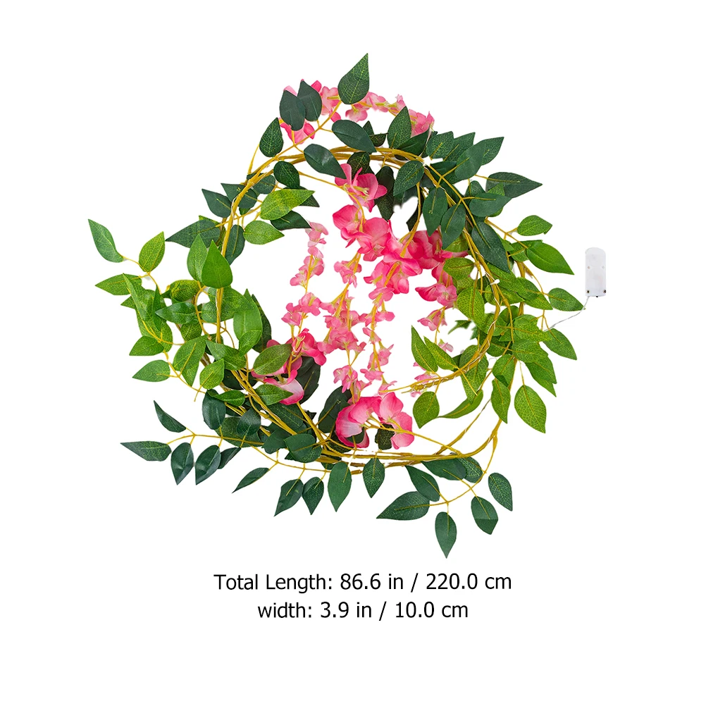 

Wisteria String Lights LED Decorative Night Light Bedroom Party Garden Xmas Outdoor Waterproof Flower Lamp Table