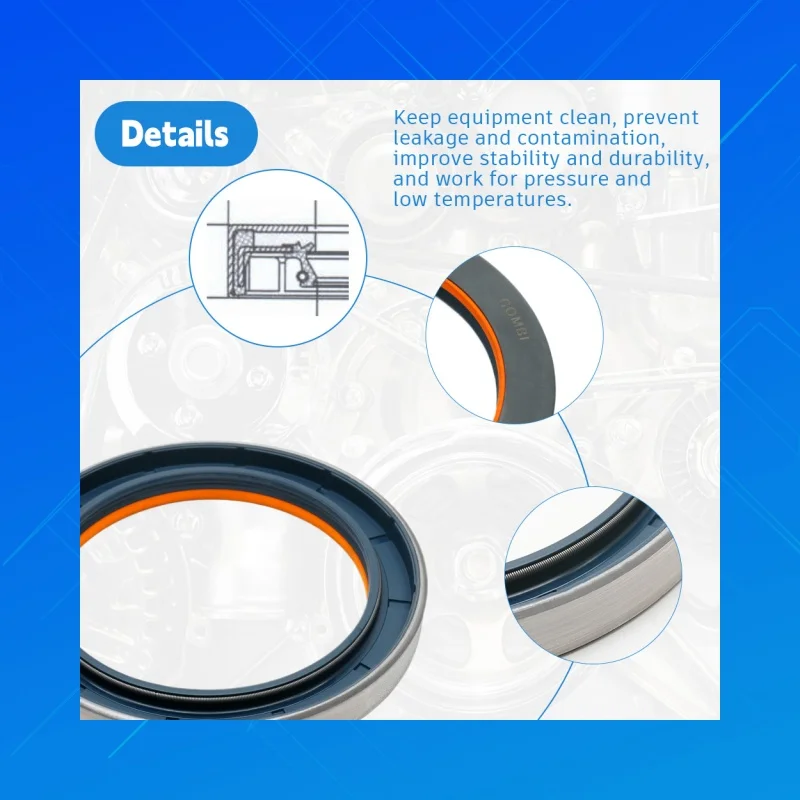 أختام زيت الآلات الزراعية عالية الجودة DMHUI، مقاس 90 × 120 × 13 مم، تنطبق على JCB: 904/50008/07800/06800 و Corteco12001910