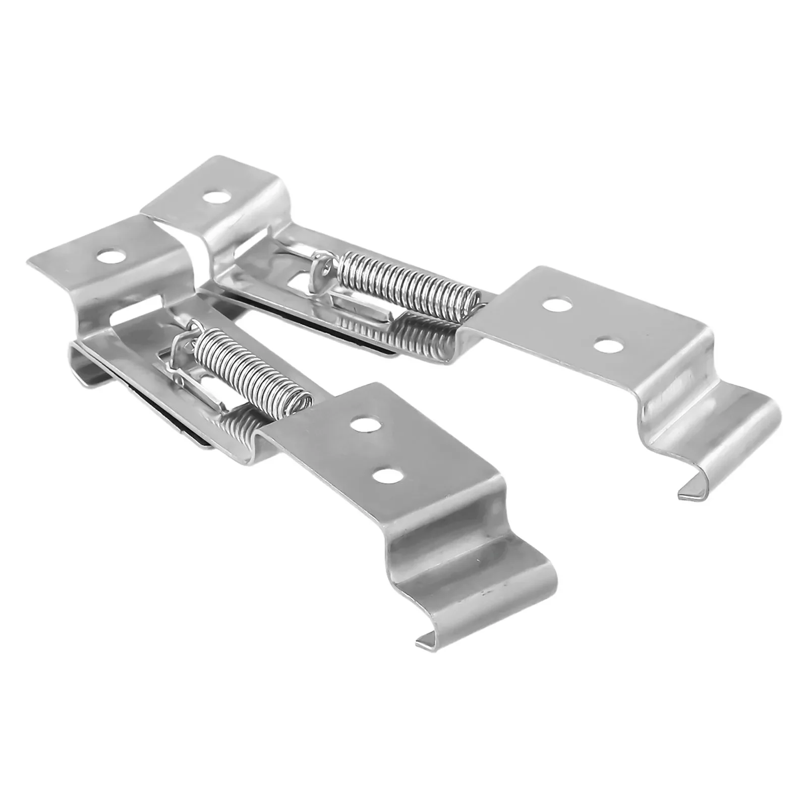 

2Pcs Frame Number Plate Clips Spring Holder Truck Car Trailer Loaded Bracket Stainless Steel Trailer License Plate Holder New