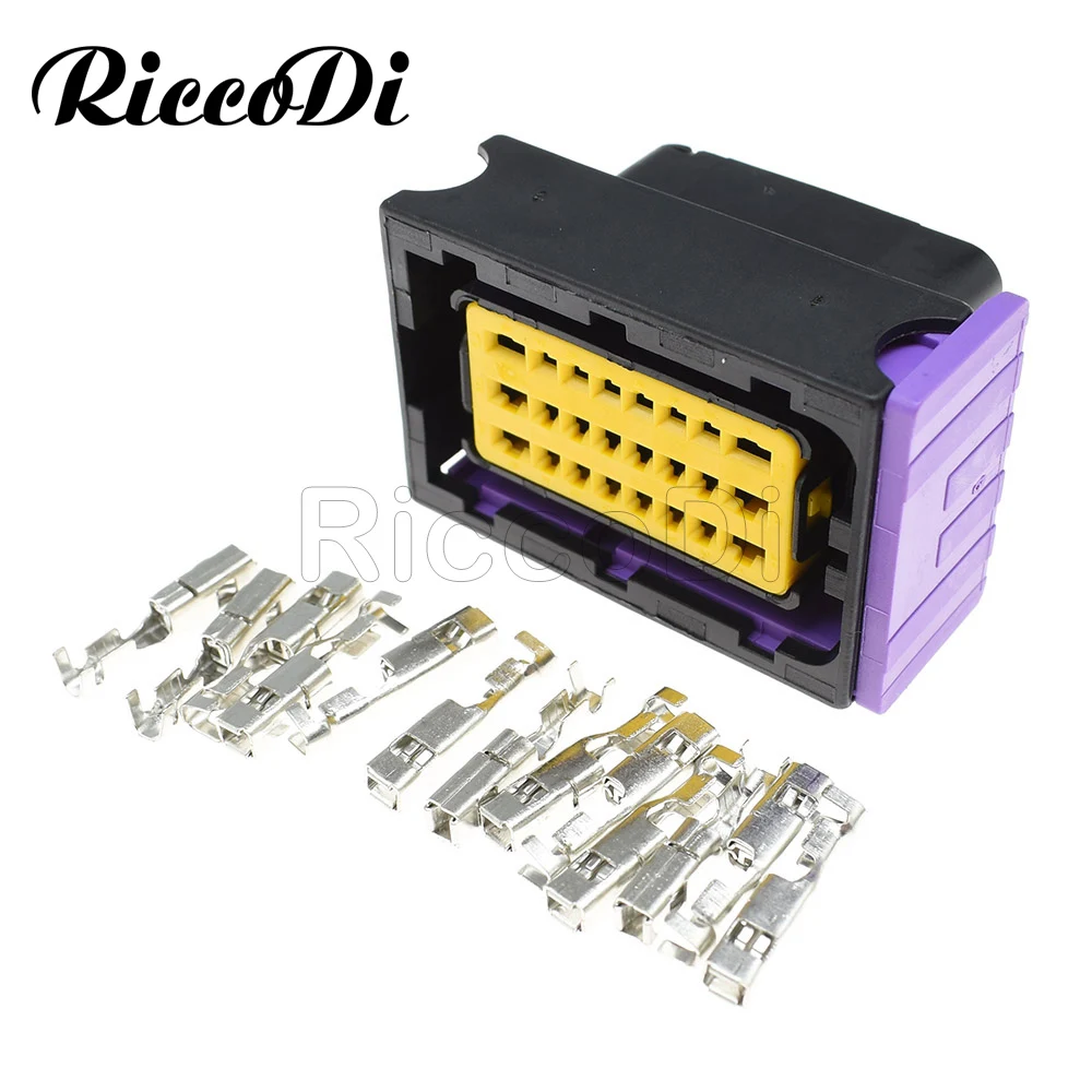 1-5 مجموعات 24 دبوس السيارات Ecu موصل FCI Pcb التوصيل مقاوم للماء البلاستيك الإسكان مقبس الذكور 211PC249S0005 211PL249S0023 #4