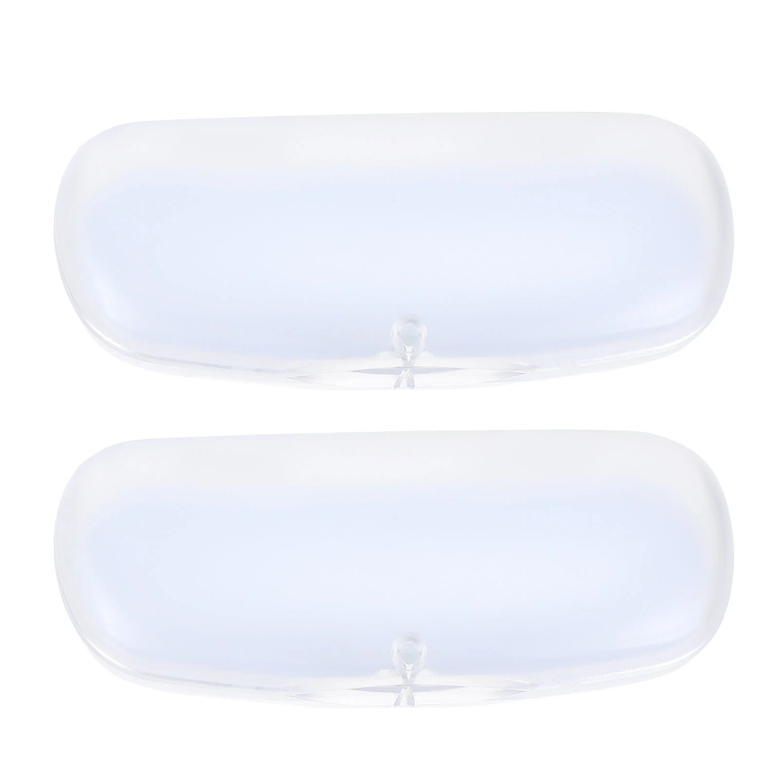 2 Pcs Glasses Case Spectacle PVC Sun Bracket Cases Protector Holder Container Travel Sunglasses for Men