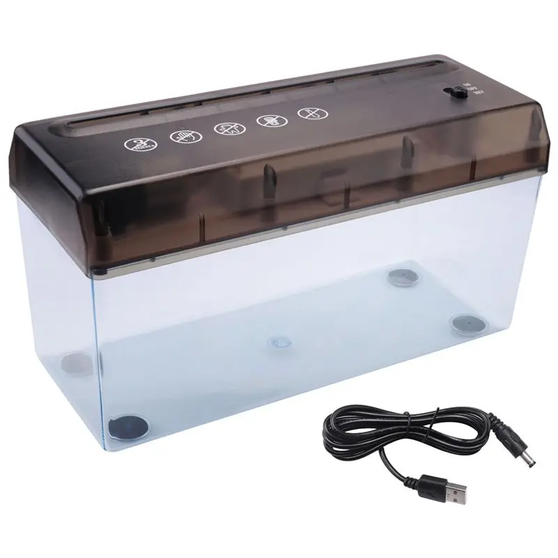 Y23A-USB Electric Dual Purpose Paper Shredder Desktop Mini Financial Bill A4 Paper Shredder Paper Cutter For Home Office