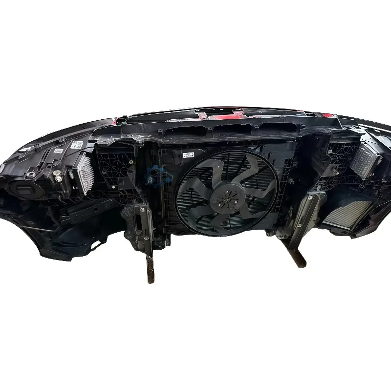 Front Bumper Assembly LED Headlight for Mercedes W167 GLE350 GLE450D AMG Style ABS 100% Fitment Plug and Play Direct Replacement 5