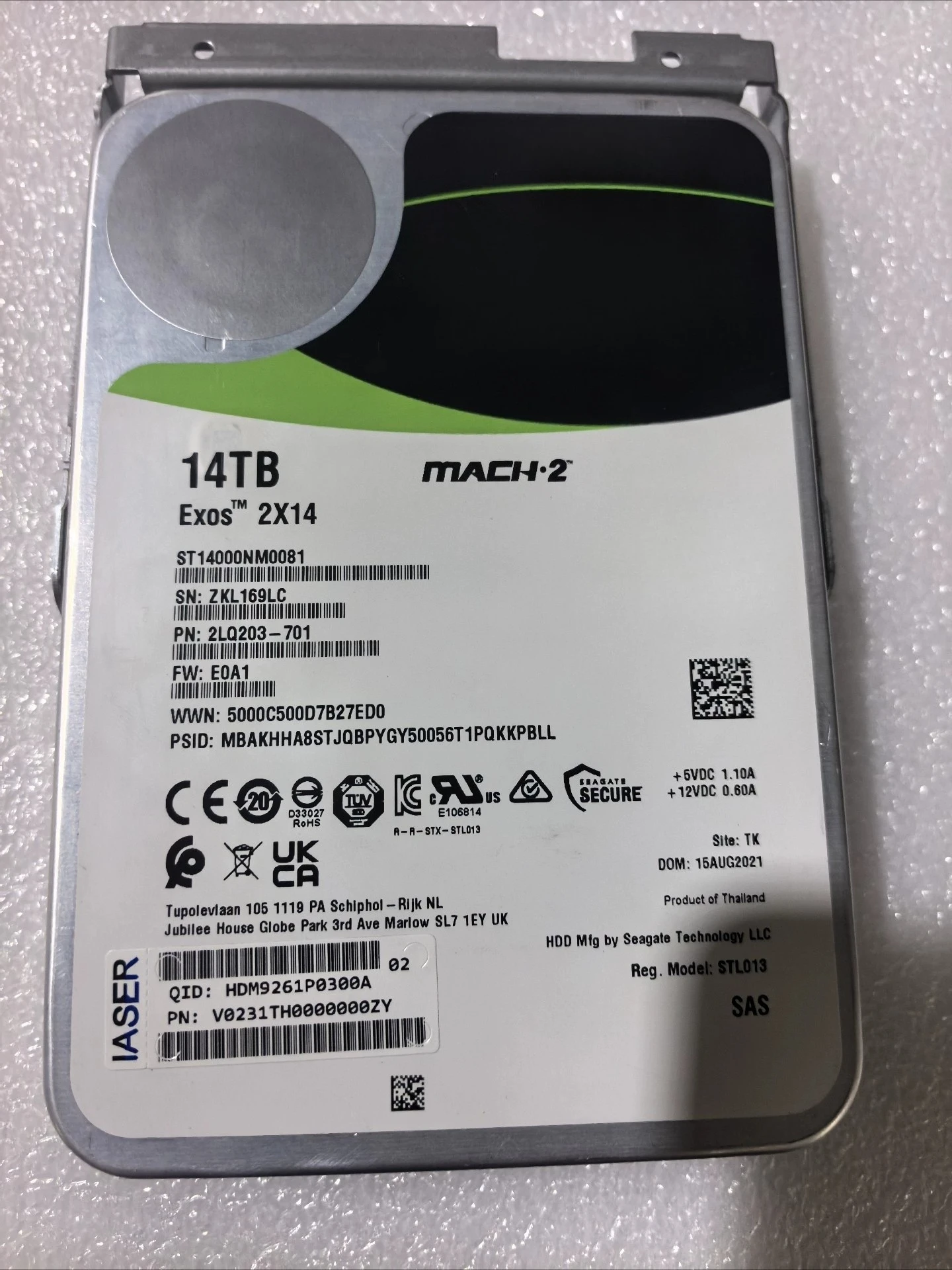 Price changes apply. Please consult before placing an order. Exos 2X14 14TB Enterprise Hard Drive In excellent condition