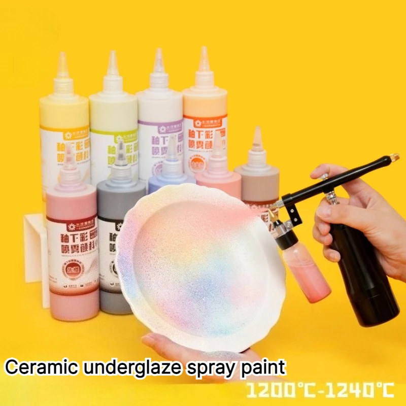 500ML Pottery Art Underglaze Painting Concentrated Pigment Handmade DIY Ceramic Handicrafts Coloring Medium Temperature Colorant