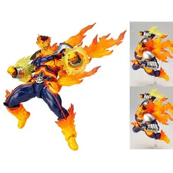 In Stock Original KAIYODO Figure Complex Amazing Yamaguchi No.028 My Hero Academia Endeavor Action Figures Model Toys