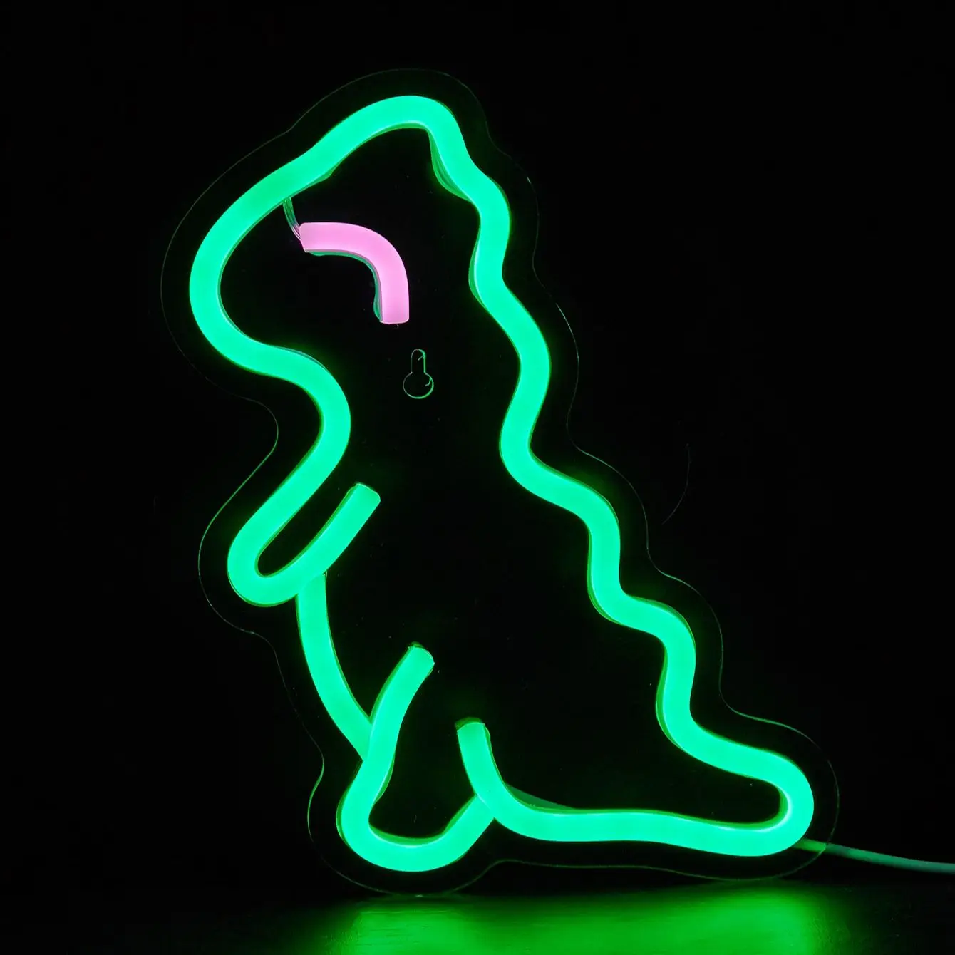 تشي شراء LED النيون ديناصور USB بالطاقة النيون علامات ضوء الليل ثلاثية الأبعاد جدار الفن غرفة نوم غرفة المعيشة مصباح ديكور علامات