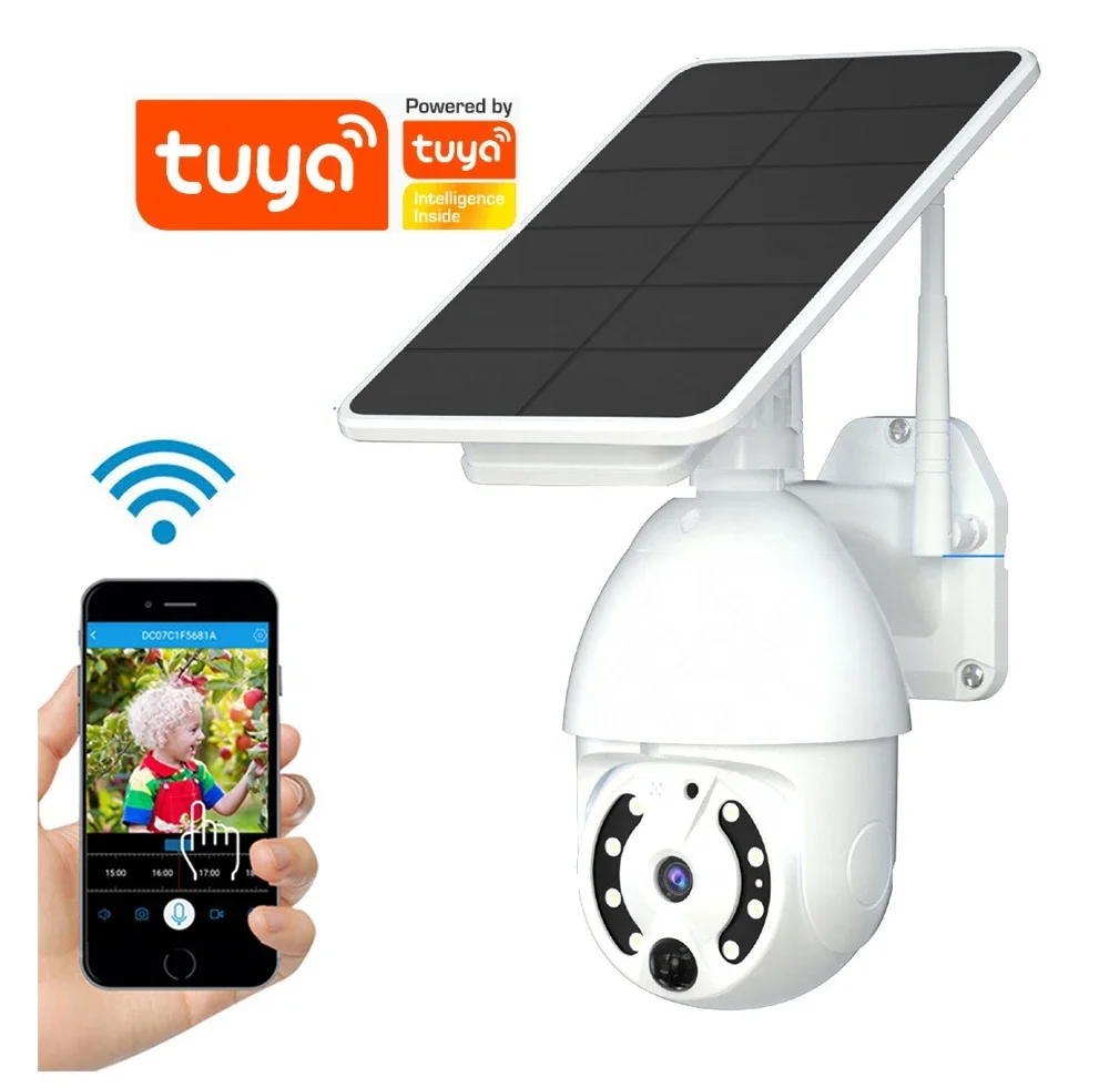Cámara de seguridad CCTV para exteriores con energía Solar, 3MP, 5MP, 4G, ranura para tarjeta SIM, 360, 8W, detección PIR, visión nocturna, uso doméstico, cámara IP WIFI