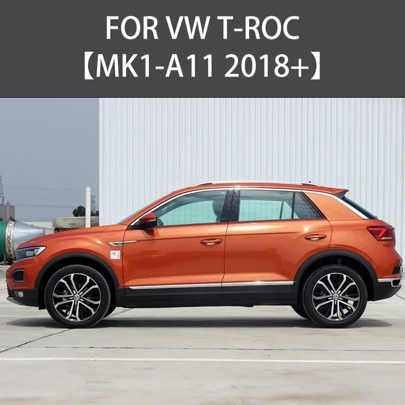 Fit for VW T-ROC A11 Window visor Car Sun Rain Guard Vent Shade Deflector Wind Weathershield Moulding Trim