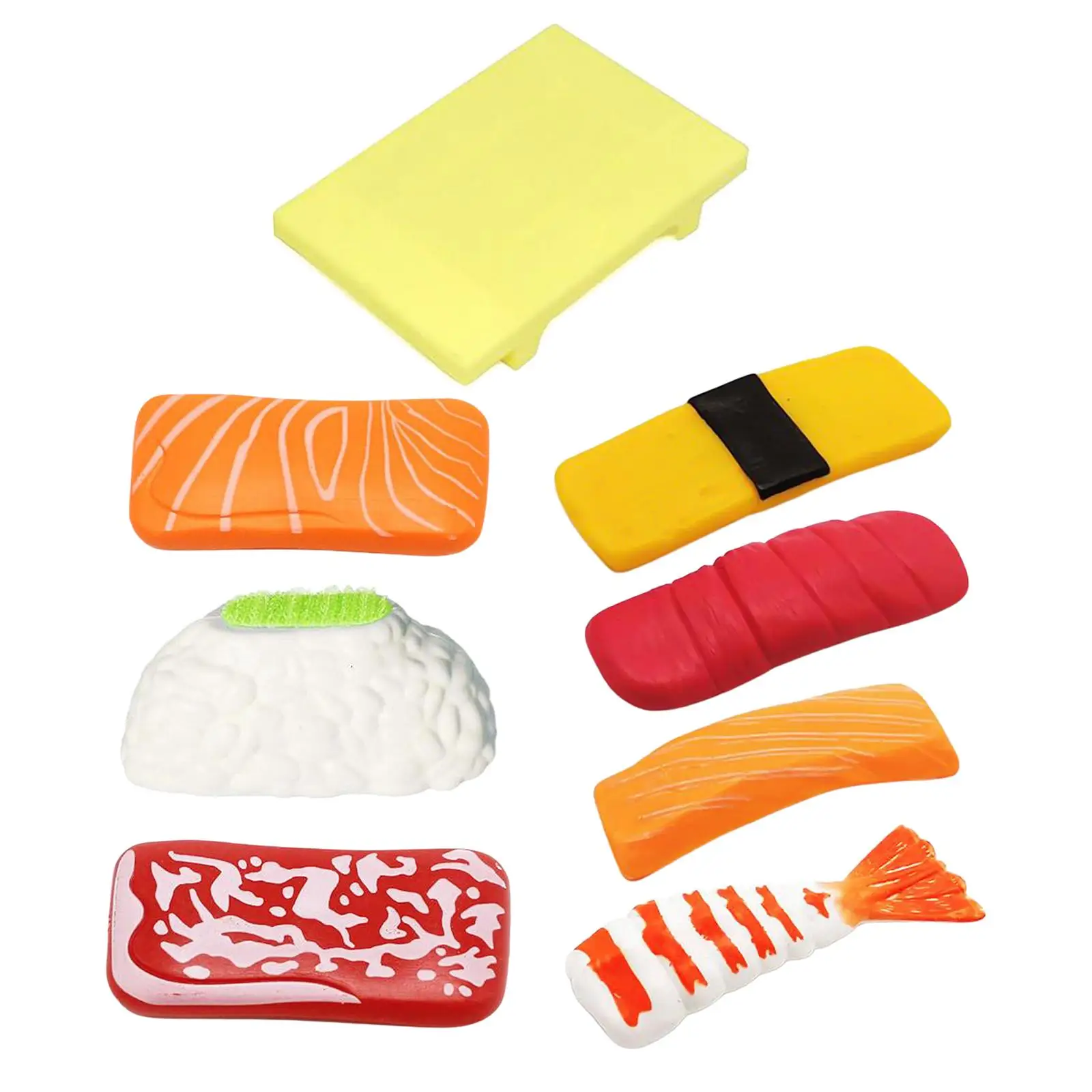 2-4pack Pretend Play Food Toy Kitchen Set for Kids Age 3 Years and Up Egg Sushi