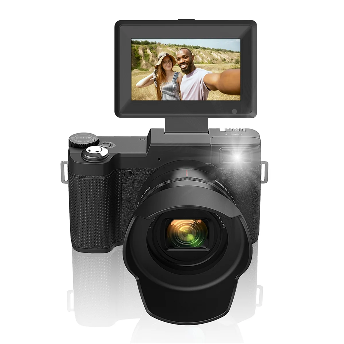 4K 48MP Camera Photo Camera with 5X Optical Zoom & 8X Digital Zoom, Autofocus Compact Camera