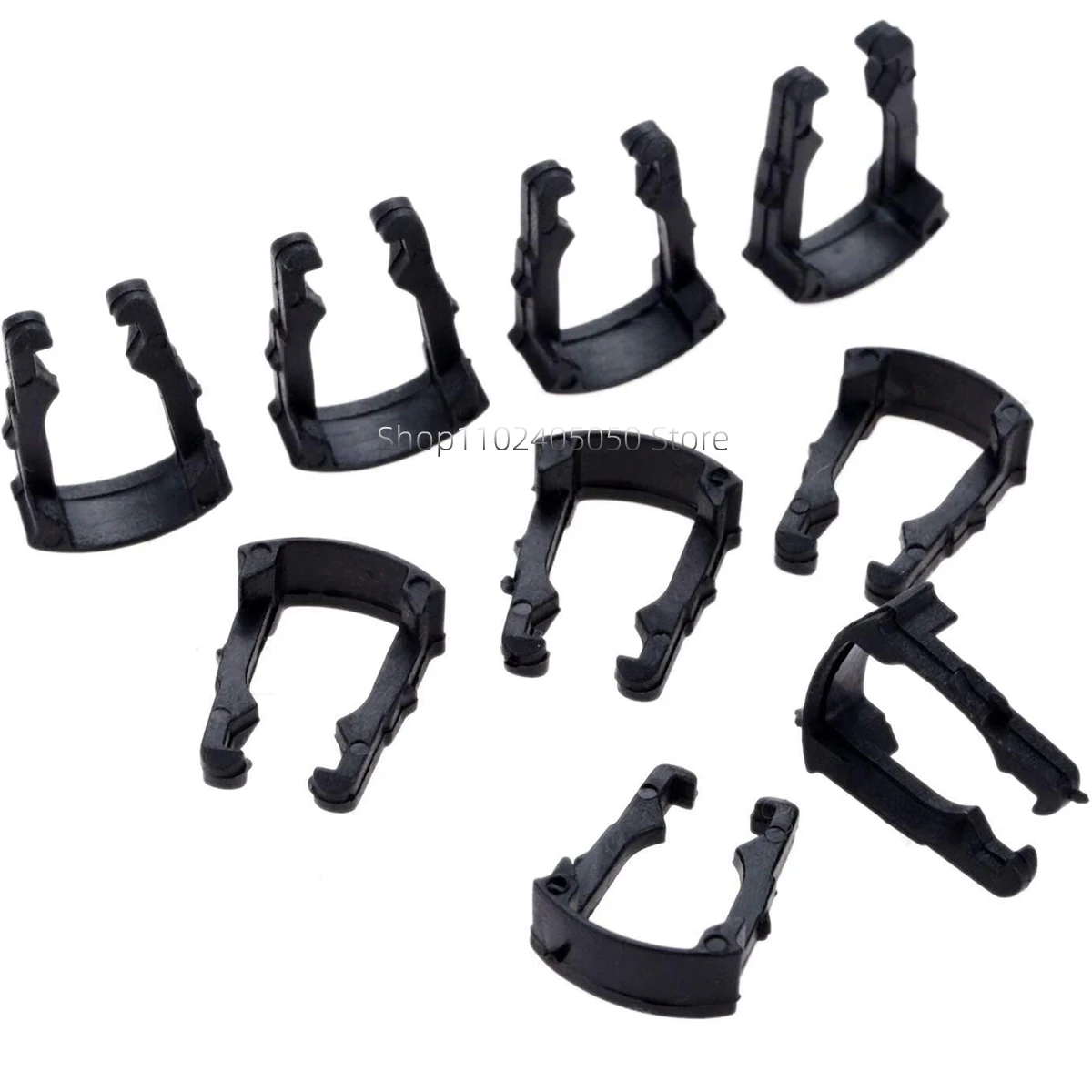 20Pcs Car Fuel Filter Tubing Connector Fastener Clip Black Plastic for Skoda Octavia VW Volkswagen Bora Jetta Auto Accessories