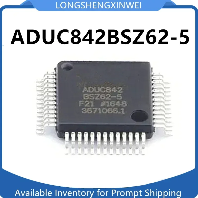 1PCS ADUC842BSZ62-5 ADUC842 Patch MQFP-52 Microcontroller Chip
