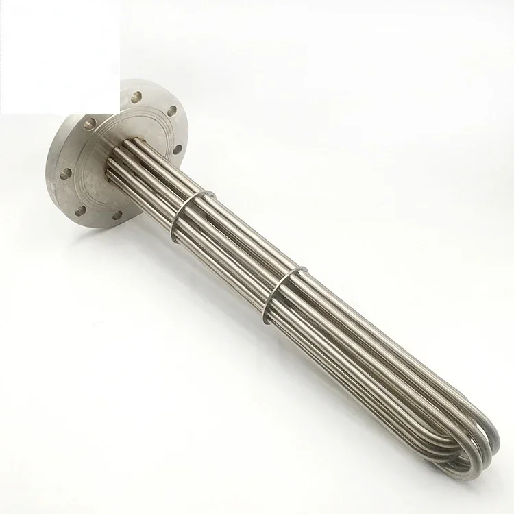 

380v 15kw 20kw Heating Element Flange Immersion Tubular Heater For Water Heating