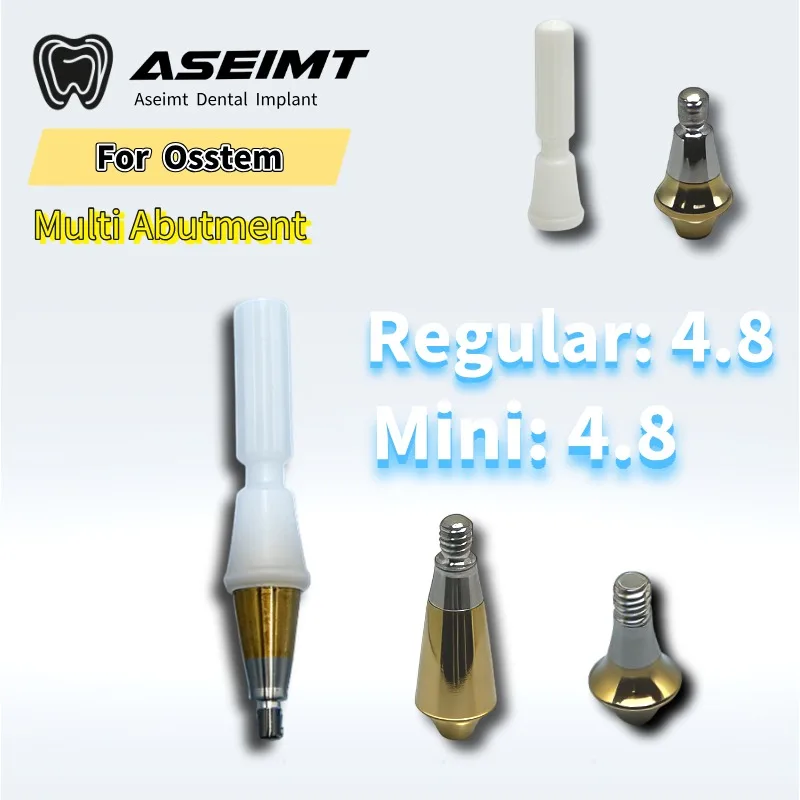 

Стоматологический мультиюнитный прямой абатмент для Osstem, OEM/ODM, с винтовым креплением, для реставрации зубных имплантатов, аксессуары для дентальных имплантатов