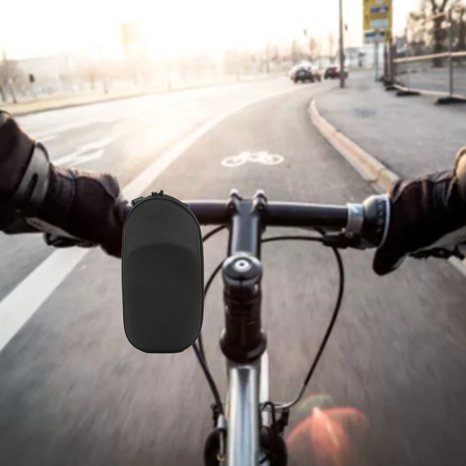 

Сумка на руль скутера, сумка для хранения скутера, сумка для хранения, нейлон из ЭВА, прочная водонепроницаемая сумка на руль двойного назначения для велосипеда, скутера