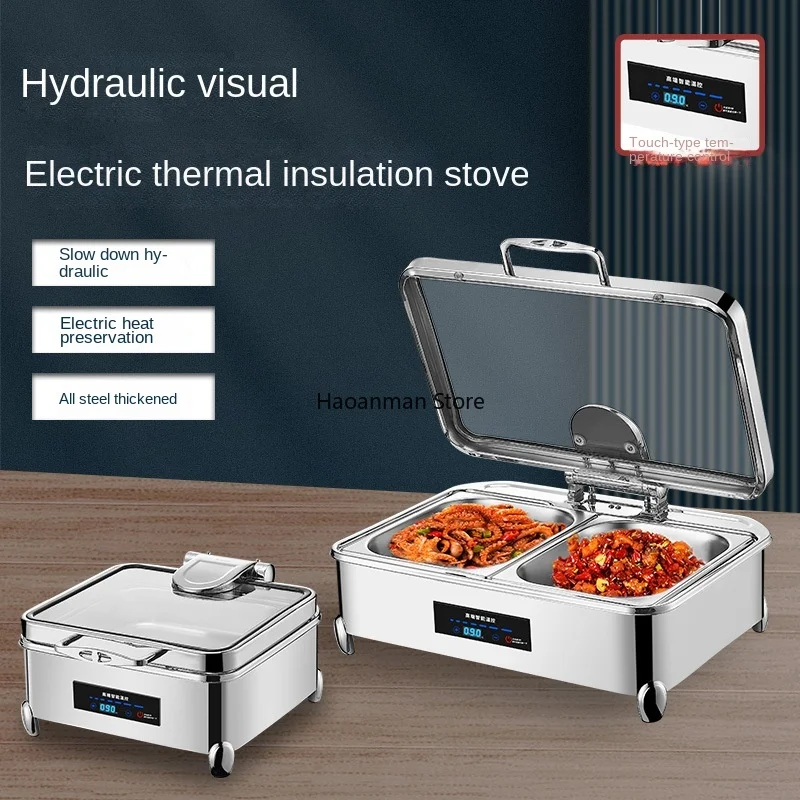 304 stainless steel hydraulic buffet stove, high-end hotel restaurant specific insulation stove