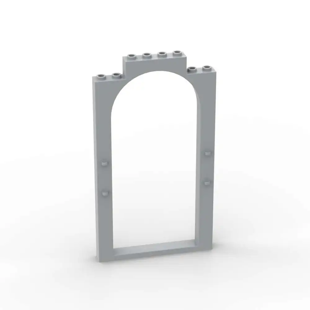 Moc 1 peça de tijolos 33227 moldura de porta 1x8x12 kit de bloco de construção arqueado casinha de castelo portão compatível brinquedos de partículas presentes para crianças