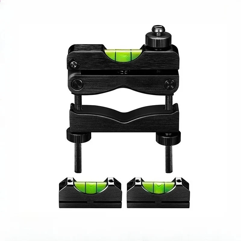 4-Piece Clamp Leveling Kit - Outdoor Dedicated Level for Aiming Devices, Includes Bubble Level 558