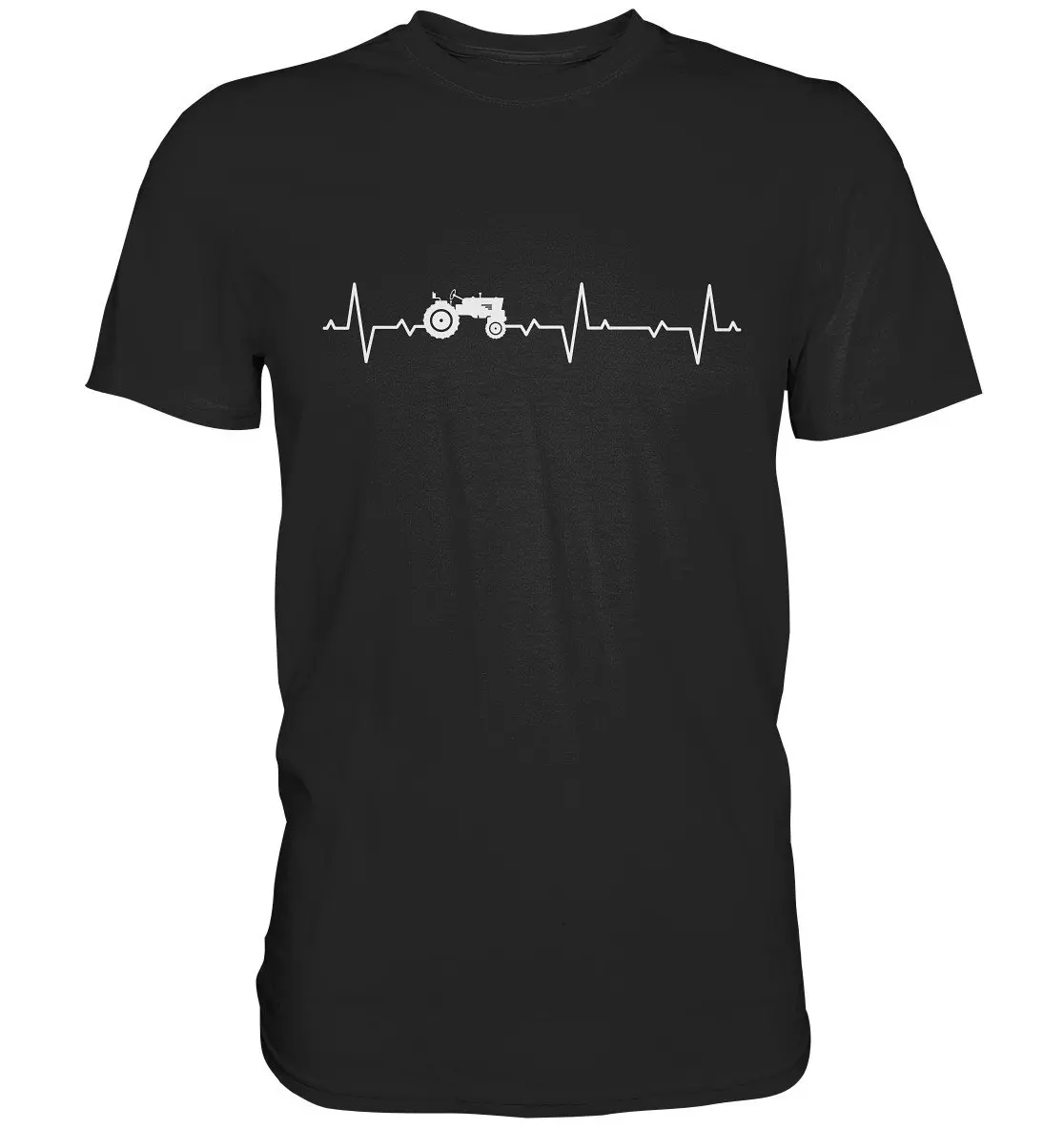 Tractor Heartbeat Farmer Tractors Idea T Shirt Premium