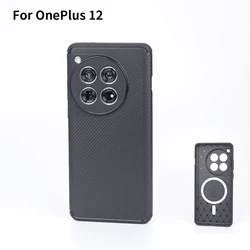 Magnetic Case For One Plus 12 Shockproof Magsafe  TPU Airbag Bumper Protective For Oneplus 12 Case
