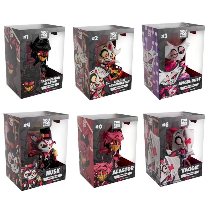 حار 13.4 سنتيمتر بولي كلوريد الفينيل Youtooz Hazbin فندق Alastor لعبة عمل الشكل تحصيل نموذج الحلي المرآب عدة ألعاب الدمى هدية #1