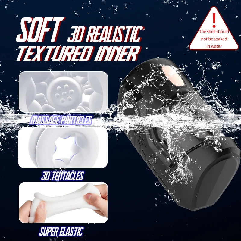 Mens Automatic Sucking Masturbator Vibration Thrusting Penis Trainer Massager Pussy Pocket Cocks Glans Stimulator Male Sex Toys view 6