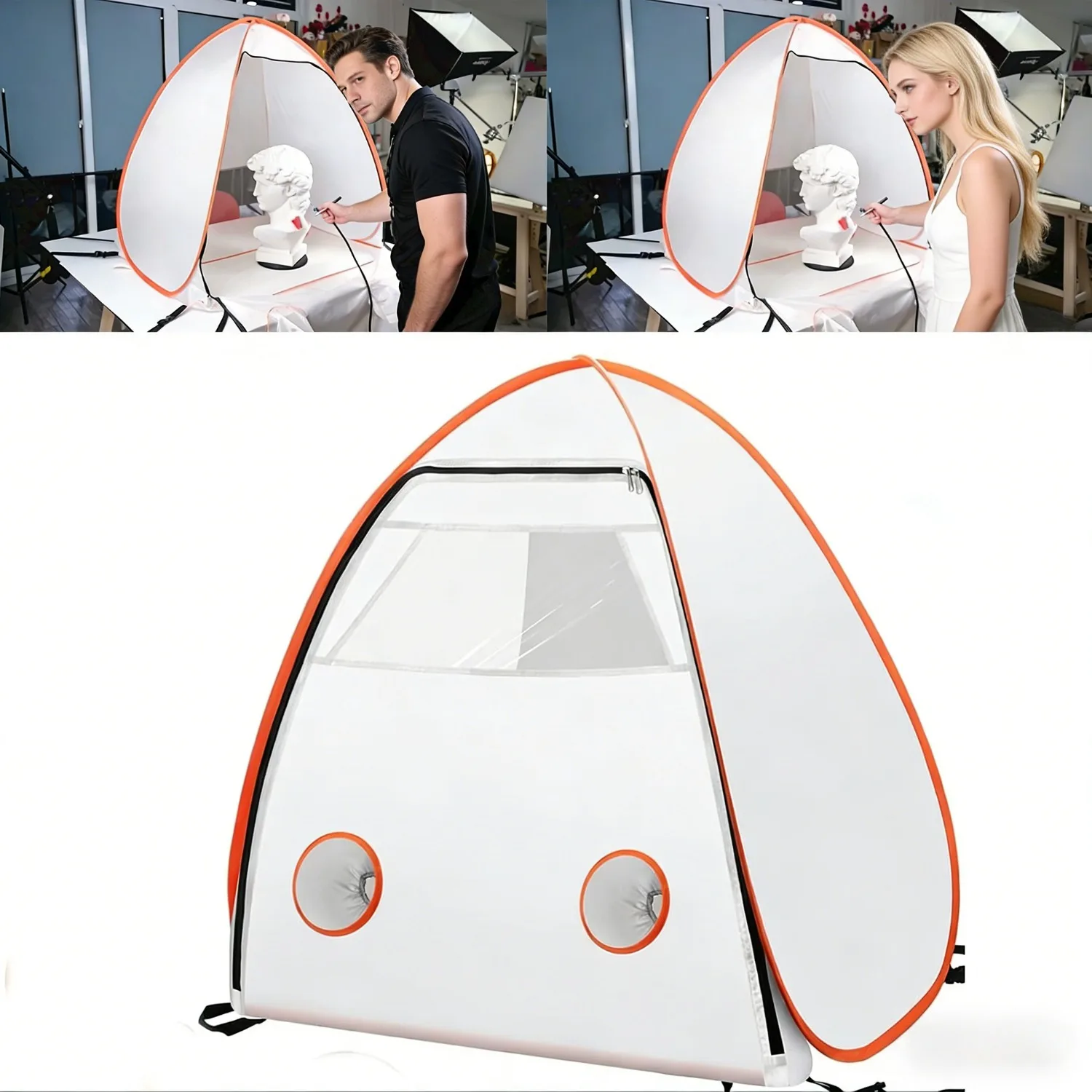 

Портативная раскладная покрасочная камера (тент) для хобби, ремонта авто, мебели и других работ, 1 шт.
