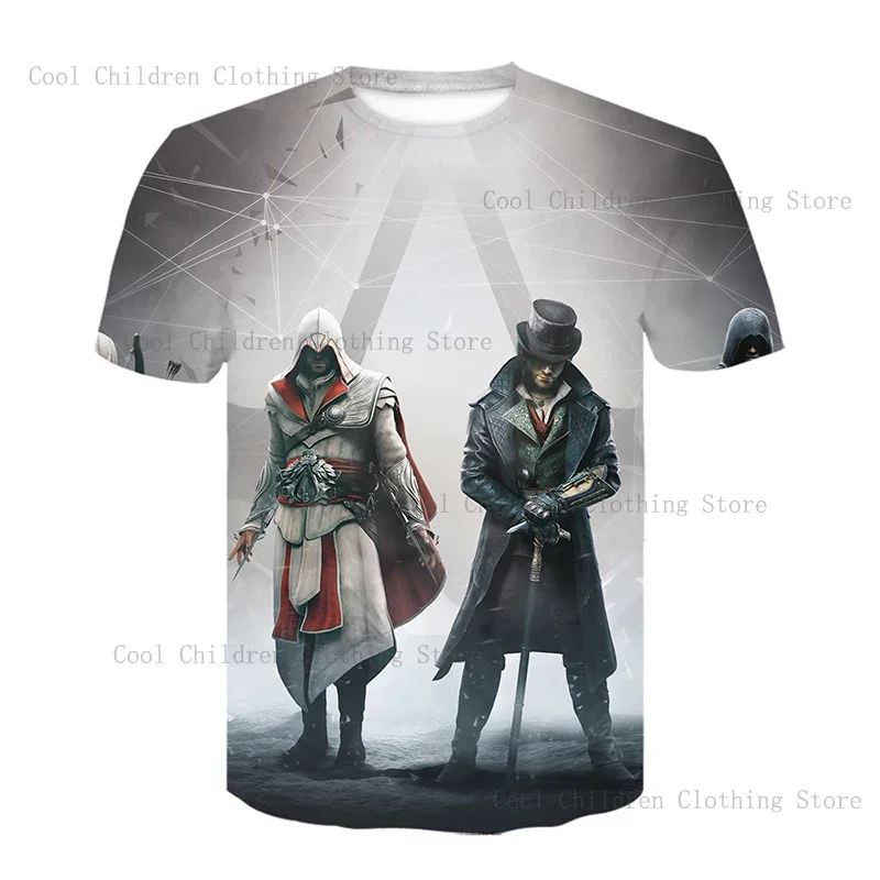 Game Assassin Creed Legends T-shirts 3D Print Men Women Short sleeve O-neck Tshirts Hip Hop streetwear Fashion Casual Top Tee