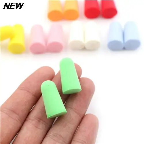 PU Foam Ear Plugs para Estudo e Sono, Anti Noise, Tampões Confortáveis, Hot Sales, 20PCs