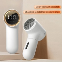Electric Lint Remover Smart Digital Display USB Rechargeable Hair Ball Trimmer Portable Electric Hair Removal Roller