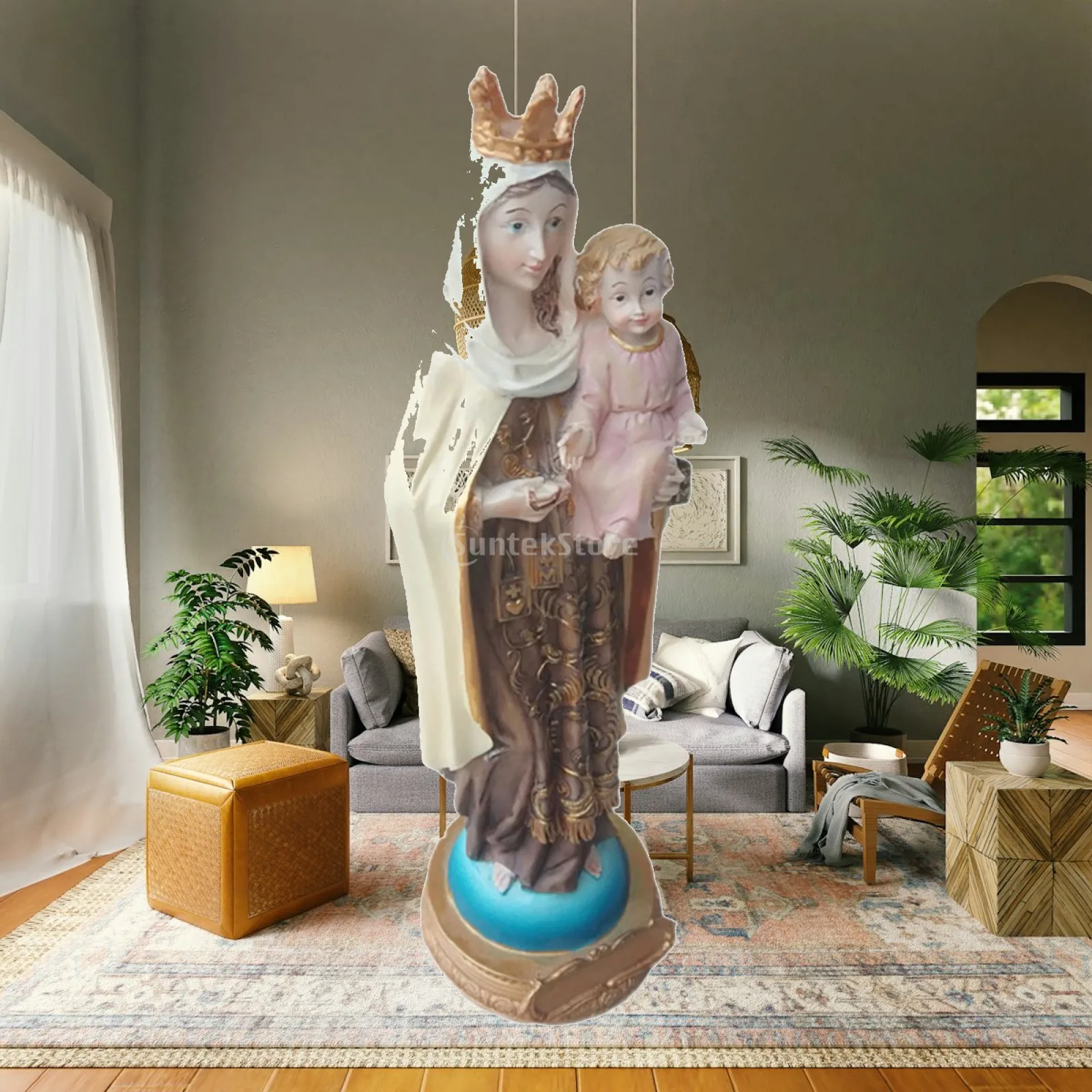 Nativity Figurine Statue Religious Supplies Christmas Mary/jesus Scene Worship
