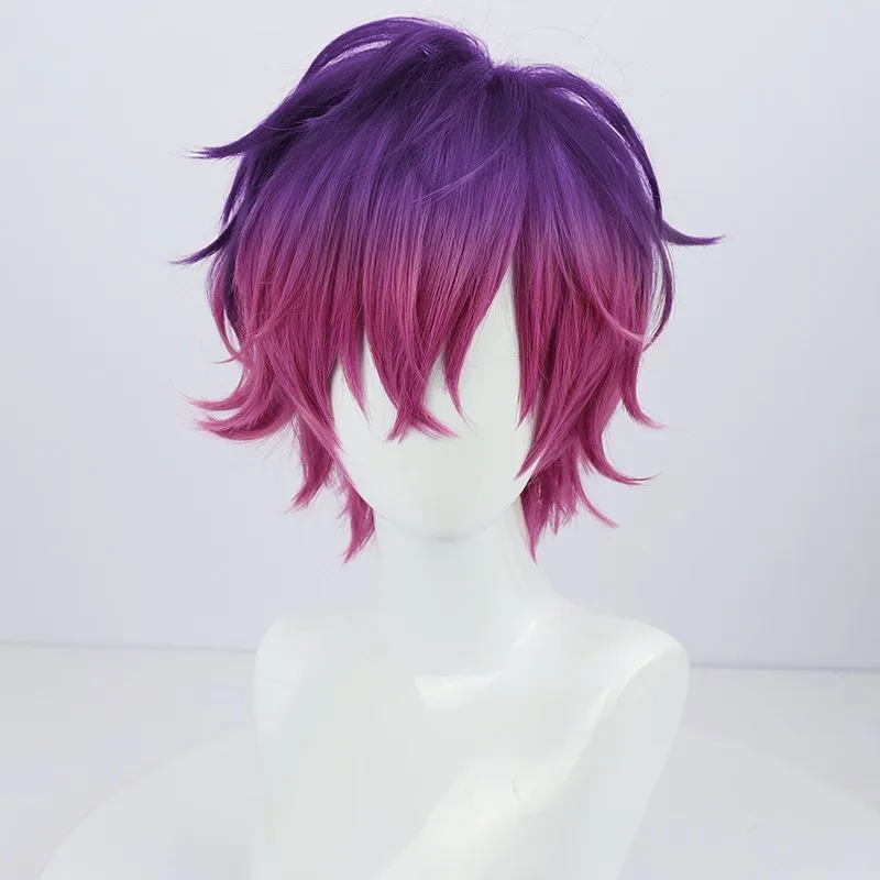 

Парик для косплея Vtuber Uki Violeta – термостойкий парик из синтетического волокна для взрослых – дышащая сетка-основа цвета розового золота