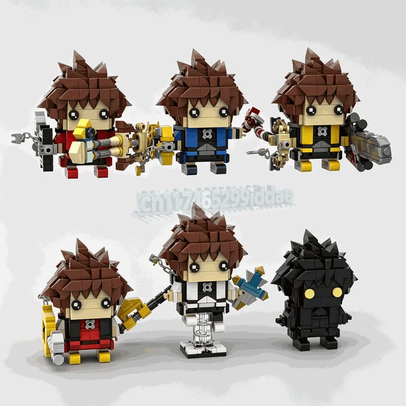 1736PCS Fantasy Hero Transformation Character Building Blocks Creative Assembly Model Set Display Collection Festival Gift Toy