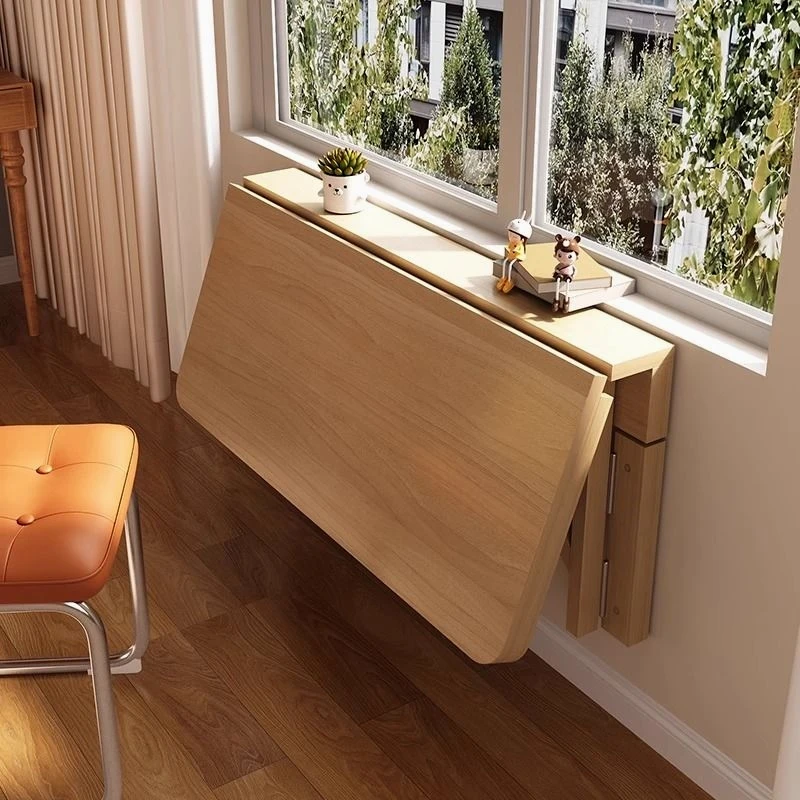 

Nordic Style Wall Hanging Folding Table for Home Use Simple Study Desk Writing Desk Against The Wall Space-saving Laptop Desk