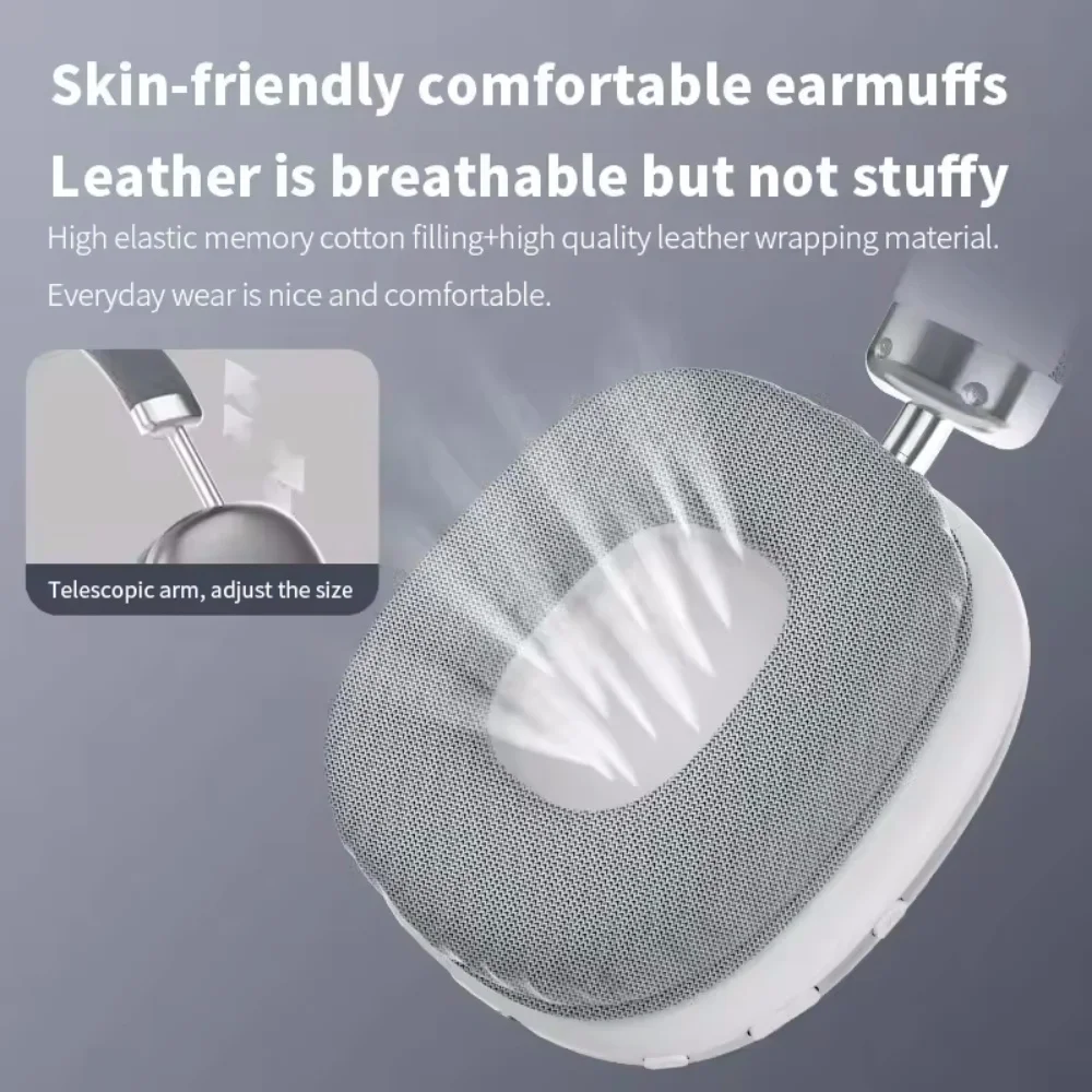 سماعة أذن Air Max بلوتوث 5.3 جديدة فوق الأذن سماعة رأس لاسلكية ستيريو محيطي للألعاب لهاتف Apple Iphone Xiaomi