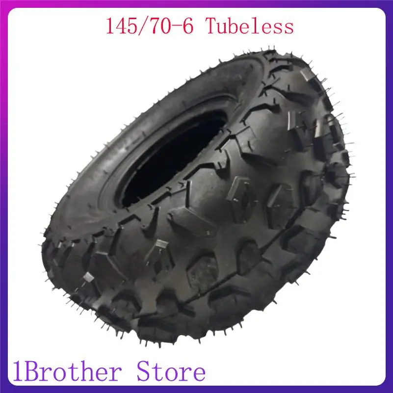 

Heavy-Duty 145/70-6 Vacuum Tire Perfect for Small Four-Wheel ATV and Go-Kart Accessories