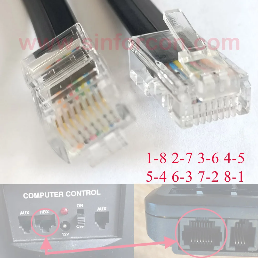 RJ45-RJ45 Spiral Ca…