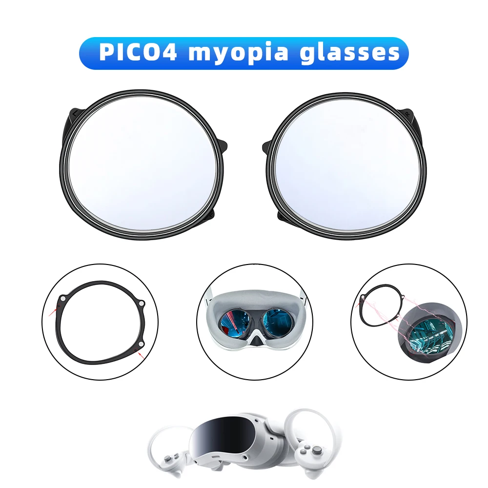 FOR PICO4/pico4ultra myopia lenses customized astigmatism and farsightedness magnetic suction device frame prescription lenses