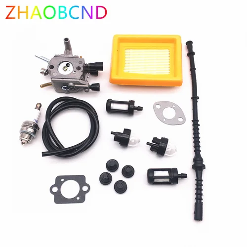 Imagen 2 del producto Carburador para STIHL FS120 FS200 FS200R FS250 FS300 FS350 recortadora desbrozadora 4134 120 0653 120 0603