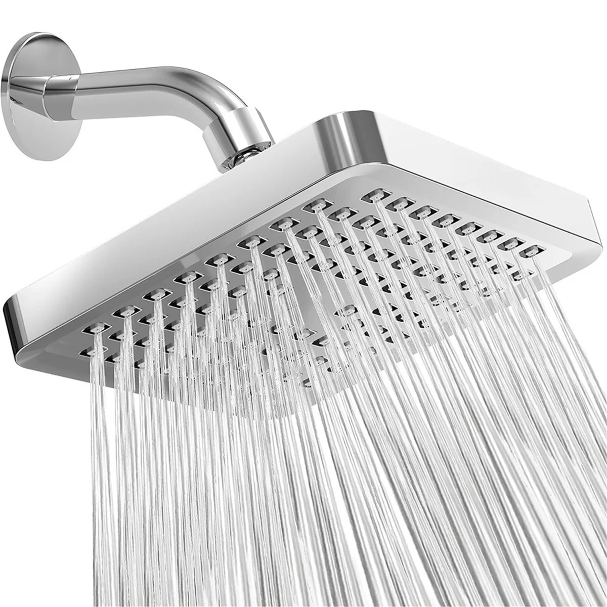 Pressure Rain Shower Head - Luxury Modern Look - the Adjustable Replacement for Your Bathroom Showerhead